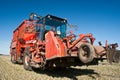 Sugar beet harvester Royalty Free Stock Photo