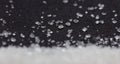 Sugar on a black background Royalty Free Stock Photo