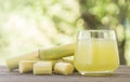 Sugar cane juice Royalty Free Stock Photo