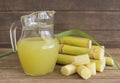 Sugar cane juice Royalty Free Stock Photo