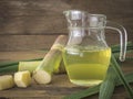 sugar cane juice Royalty Free Stock Photo