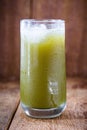 Sugar cane juice or garapa is the liquid extracted from sugar cane in the milling process. Typical drink from Brazil. organic and