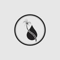 Sugar cane logo icon symbol vector illustration design template Royalty Free Stock Photo