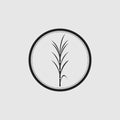 Sugar cane logo icon symbol vector illustration design template Royalty Free Stock Photo