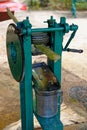 Sugar cane press Royalty Free Stock Photo