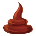 Sugar chocolate paste icon, cartoon style Royalty Free Stock Photo