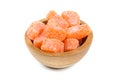 Sugar coated candy orange slices Royalty Free Stock Photo