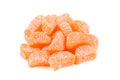 Sugar coated candy orange slices Royalty Free Stock Photo