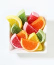 Sugar coated jelly candy Royalty Free Stock Photo