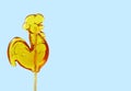 Sugar Cockerel Lollipop on a stick