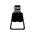 Sugar container icon vector sign and symbol isolated on white ba