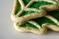 Sugar Cookies Christmas Tree Royalty Free Stock Photo