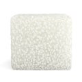 1 Sugar cube close-up on white isolated Royalty Free Stock Photo