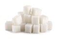 Sugar cube isolated Royalty Free Stock Photo