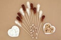 Sugar Cubes and Crystal Lollipops Royalty Free Stock Photo