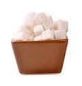 Sugar cubes - path Royalty Free Stock Photo