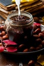 Sugar free homemade nutella keto low carb.style rustic