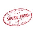 Sugar free rubber stamp