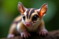 Sugar Glider Close-Up Focus Royalty Free Stock Photo