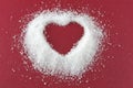 Sugar heart Royalty Free Stock Photo