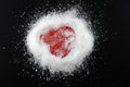 Sugar heart Royalty Free Stock Photo