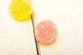 Sugar jelly fruit candy Royalty Free Stock Photo