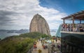 Sugar Loaf Mountain Cable Car Station at Urca Hill - Rio de Janeiro, Brazil Royalty Free Stock Photo