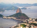 Sugar Loaf Sky car Rio de Janeiro Royalty Free Stock Photo