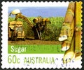 Sugar Making Australian Postage Stamp