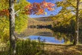 Sugar Maples on Colorful Catskills Lake