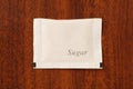 Sugar packet Royalty Free Stock Photo