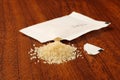 Sugar packet Royalty Free Stock Photo