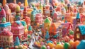 Sugar Rush Metropolis: A Bustling City Made Entirely of Candy