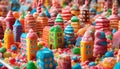 Sugar Rush Metropolis: A Bustling City Made Entirely of Candy