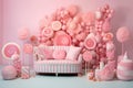 Sugar Rush Seating: Take a seat in a sugar-filled wonderland with a candycore-styled sofa, surrounded by an assortment