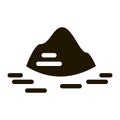 Sugar Sand Heap Icon Vector Glyph Illustration