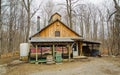 Sugar shack in Quebec Royalty Free Stock Photo