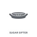 sugar sifter icon from Kitchen collection.