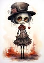 Sugar Skull Girl: A Grim Necromancy