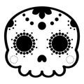 Sugar skull vector eps Hand drawn, Vector, Eps, Logo, Icon, silhouette Illustration by crafteroks for different uses. Visit my web