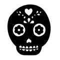 Sugar skull vector eps Hand drawn, Vector, Eps, Logo, Icon, silhouette Illustration by crafteroks for different uses. Visit my web