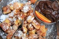 Sugared Pancake with Plums called Kaiserschmarrn