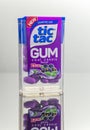 Sugarfree Tic Tac gum isolated on gradient background.