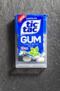 Sugarfree Tic Tac gum isolated on gradient background.