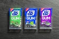 Sugarfree Tic Tac gum isolated on gradient background.