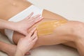 Sugaring beauty treatment