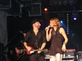 Sugarland Duo in Concert Royalty Free Stock Photo