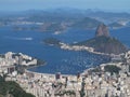 PÃ£o de AÃ§Ãºcar e Praia de Botafogo - Sugar Loaf and Botafogo Beach Royalty Free Stock Photo