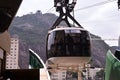 Sugarloaf cable car, tourist spot in Rio de Janeiro. Royalty Free Stock Photo