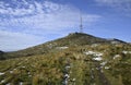 Sugarloaf Communications Tower ontop of The Canterbury Port Hills Winter